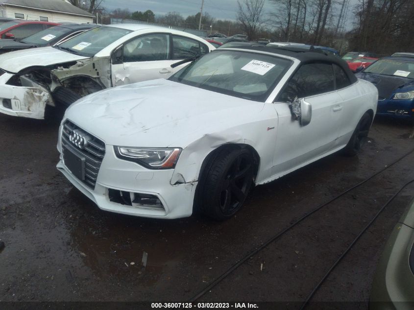 2017 AUDI S5 CABRIOLET WAUC4AFH9HN001874