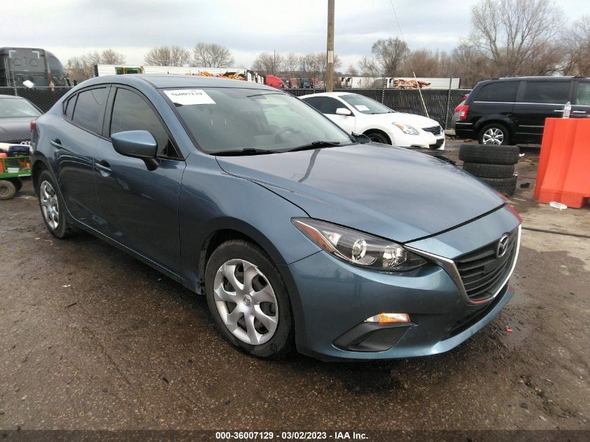 2015 MAZDA MAZDA3 I SPORT - 3MZBM1U79FM185128