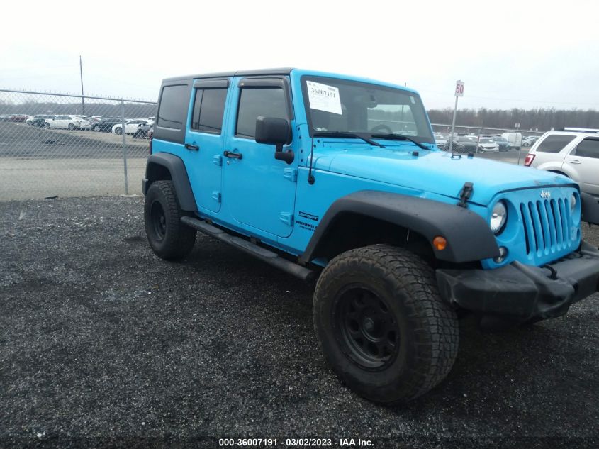 2017 JEEP WRANGLER UNLIMITED SPORT - 1C4BJWDG1HL663698