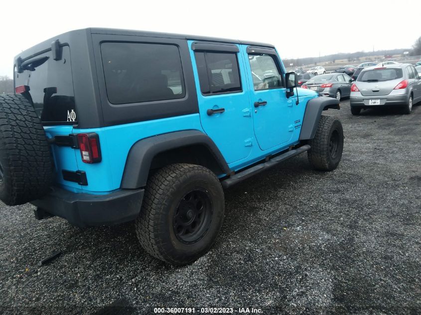 2017 JEEP WRANGLER UNLIMITED SPORT - 1C4BJWDG1HL663698