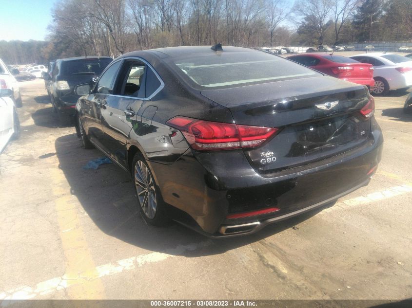2017 GENESIS G80 3.8L - KMHGN4JE7HU178215