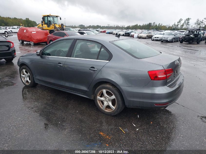 2015 VOLKSWAGEN JETTA SEDAN 1.8T SE W/CONNECTIVITY 3VWD17AJ3FM230648