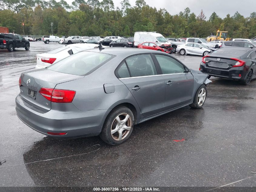 2015 VOLKSWAGEN JETTA SEDAN 1.8T SE W/CONNECTIVITY 3VWD17AJ3FM230648