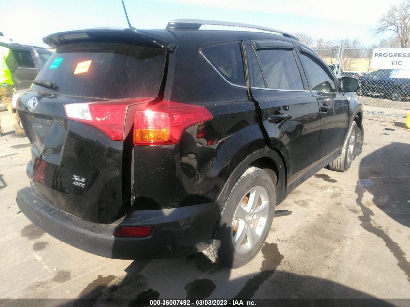 VIN 2T3RFREVXDW057421 2013 TOYOTA RAV4 no.4