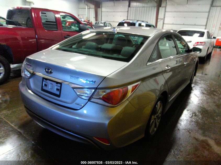 2013 HYUNDAI SONATA HYBRID LIMITED - KMHEC4A42DA091239