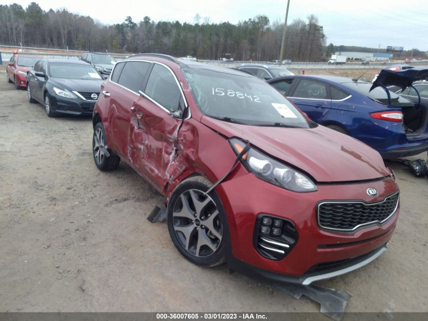 2018 KIA SPORTAGE SX TURBO - KNDPR3A65J7403067