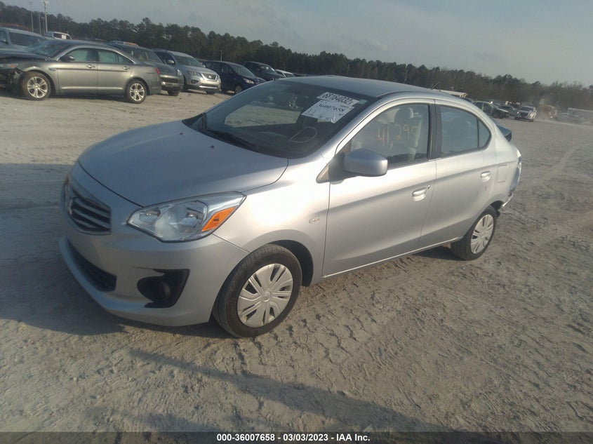 VIN ML32F3FJ2HHF13326 2017 MITSUBISHI MIRAGE G4 ES