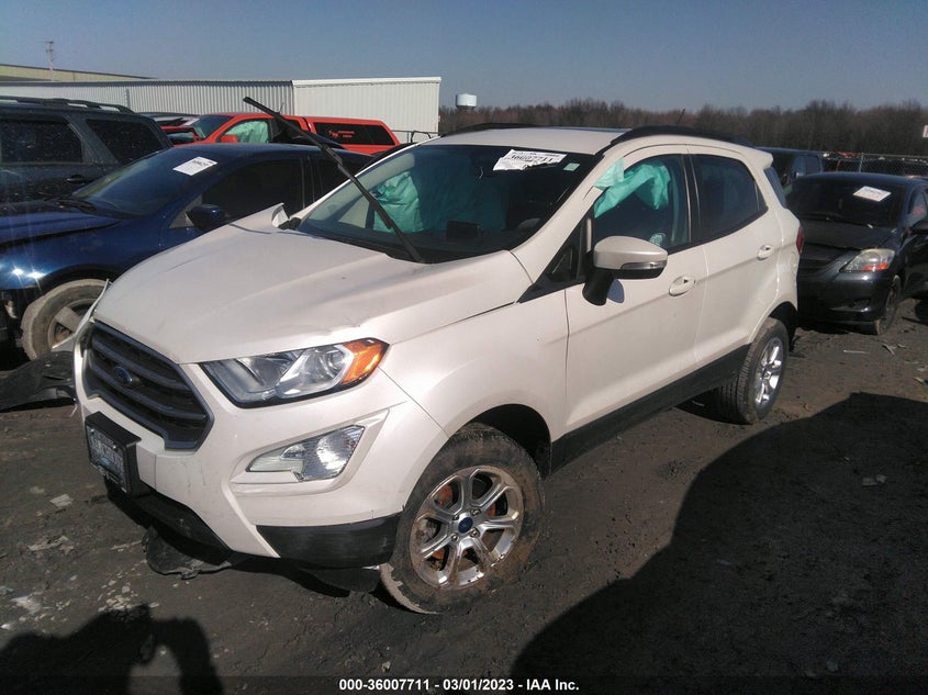 VIN MAJ6S3GL2LC392834 2020 FORD ECOSPORT SE