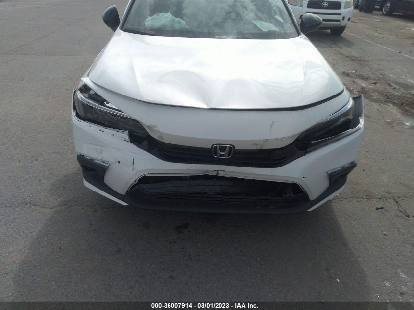 2022 HONDA CIVIC SEDAN SPORT - 2HGFE2F55NH587889