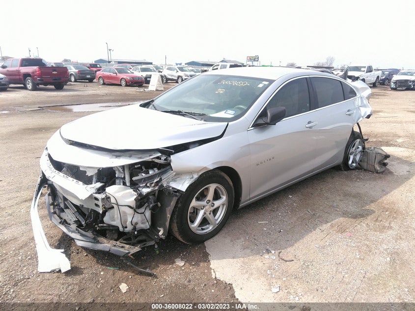 VIN 1G1ZB5ST8JF148684 2018 CHEVROLET MALIBU LS