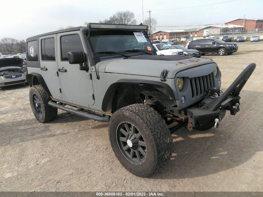 2015 JEEP WRANGLER UNLIMITED SPORT - 1C4BJWDG2FL520238