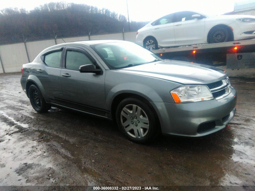 2013 DODGE AVENGER SE - 1C3CDZABXDN637920