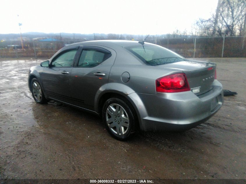 2013 DODGE AVENGER SE - 1C3CDZABXDN637920