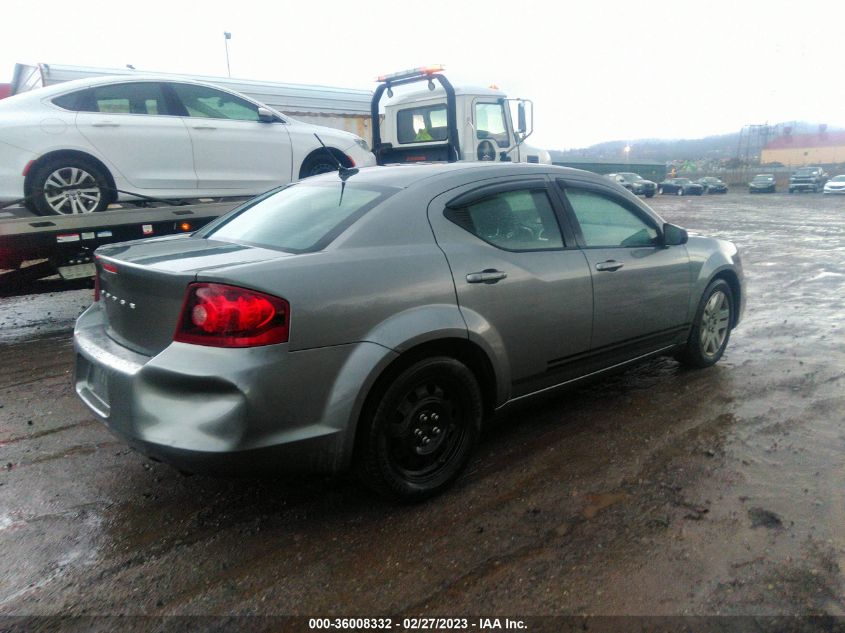 2013 DODGE AVENGER SE - 1C3CDZABXDN637920