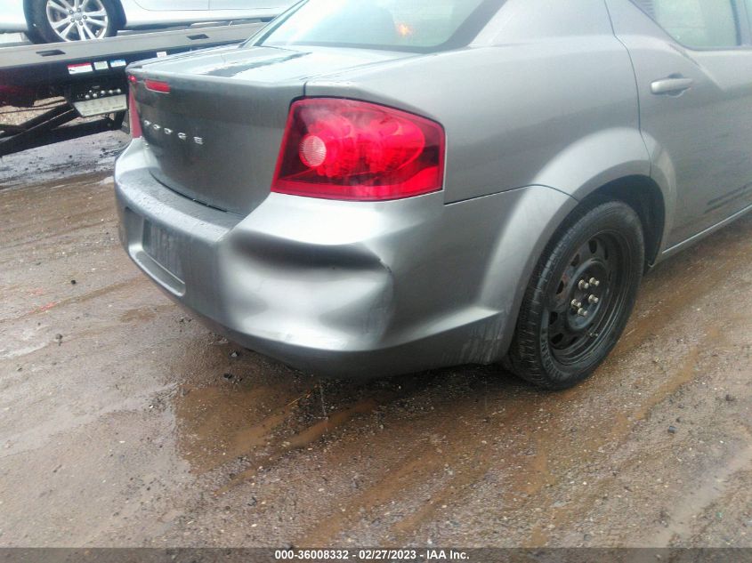 2013 DODGE AVENGER SE - 1C3CDZABXDN637920