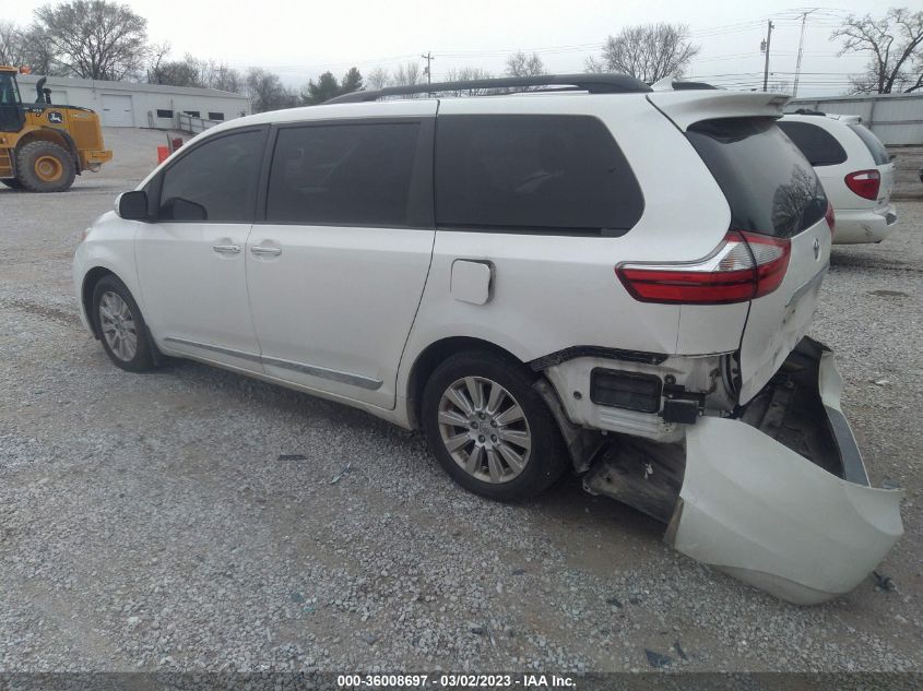 2015 TOYOTA SIENNA LTD/XLE/XLE PREMIUM - 5TDDK3DC2FS111690