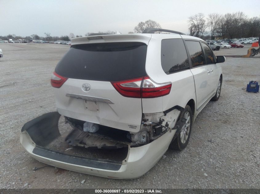 2015 TOYOTA SIENNA LTD/XLE/XLE PREMIUM - 5TDDK3DC2FS111690