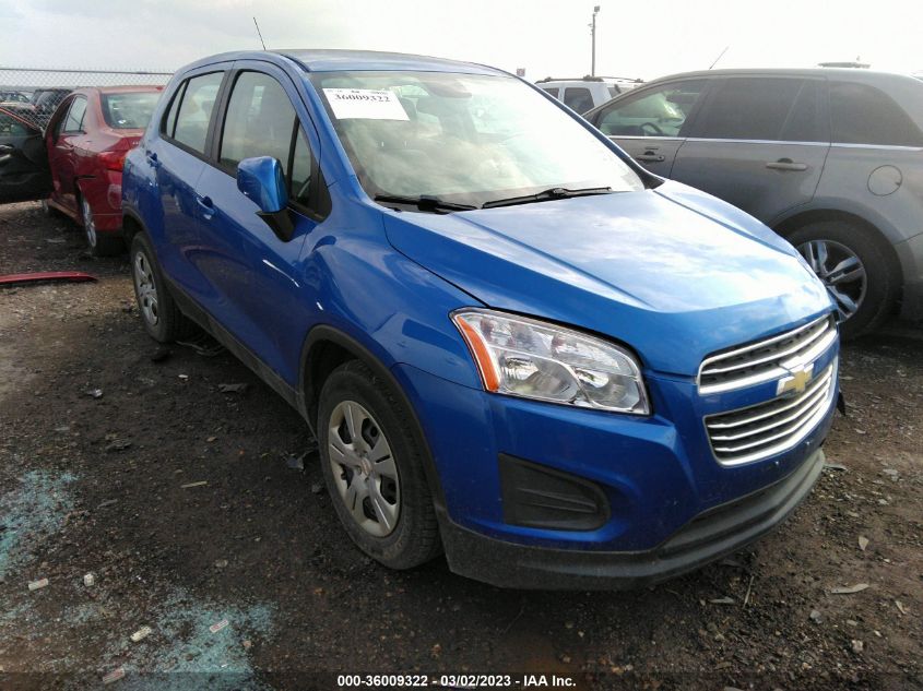 2015 CHEVROLET TRAX LS - KL7CJKSB6FB058919