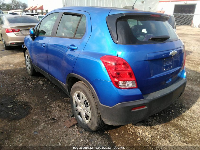 2015 CHEVROLET TRAX LS - KL7CJKSB6FB058919