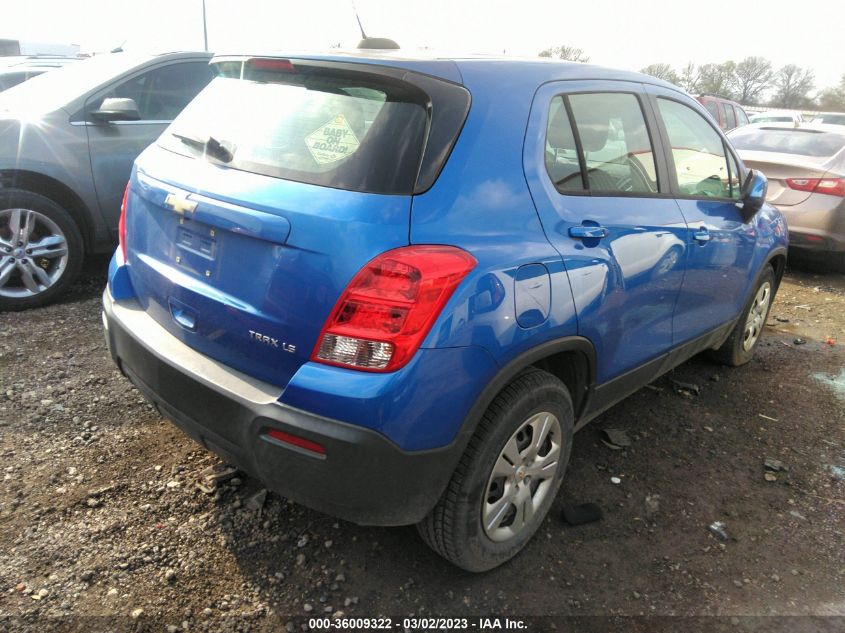 2015 CHEVROLET TRAX LS - KL7CJKSB6FB058919