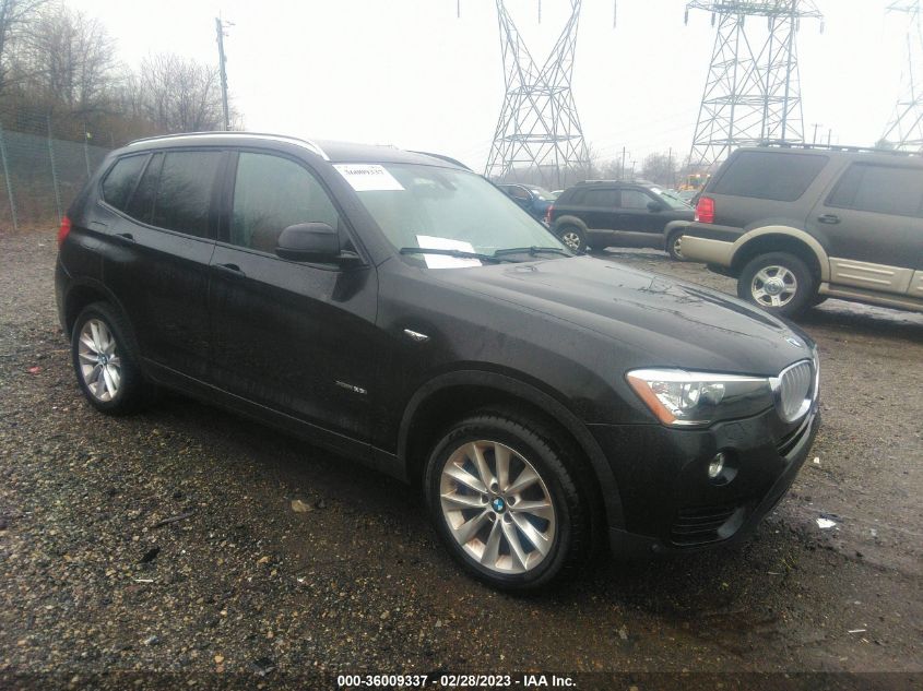 2015 BMW X3 XDRIVE28I - 5UXWX9C5XF0D56225
