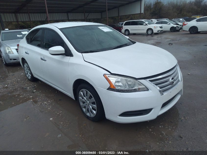 2013 NISSAN SENTRA S - 3N1AB7APXDL763626