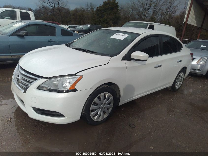 2013 NISSAN SENTRA S - 3N1AB7APXDL763626