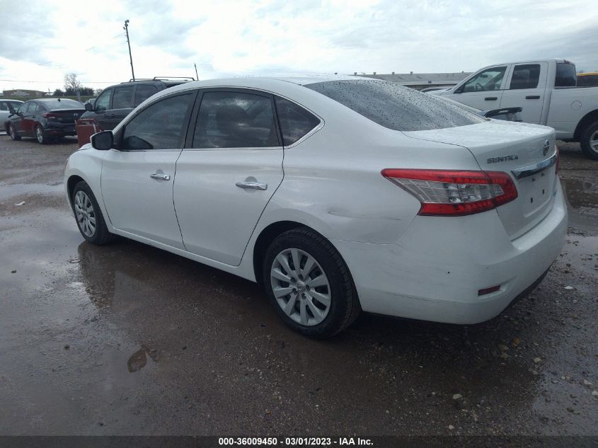 2013 NISSAN SENTRA S - 3N1AB7APXDL763626