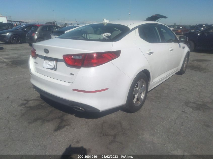 2015 KIA OPTIMA LX - 5XXGM4A75FG512771