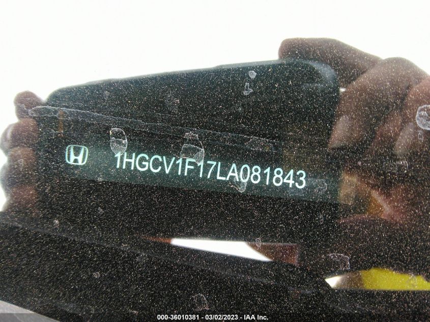 2020 HONDA ACCORD SEDAN LX - 1HGCV1F17LA081843