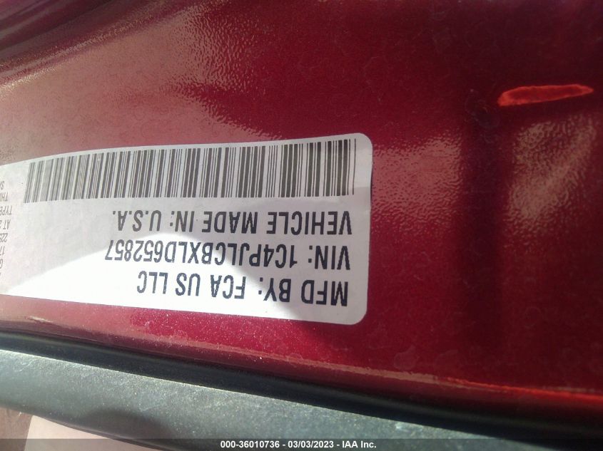 2020 JEEP CHEROKEE LATITUDE - 1C4PJLCBXLD652857