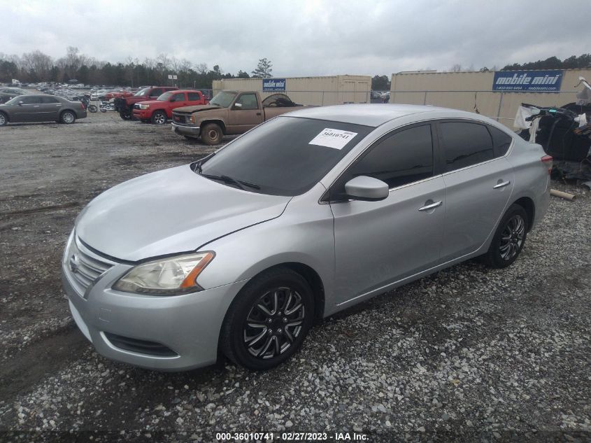 2015 NISSAN SENTRA SR/SL/S/SV/FE+ S - 3N1AB7AP6FY247933