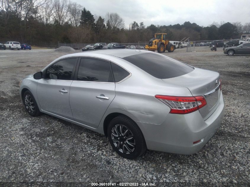 2015 NISSAN SENTRA SR/SL/S/SV/FE+ S - 3N1AB7AP6FY247933