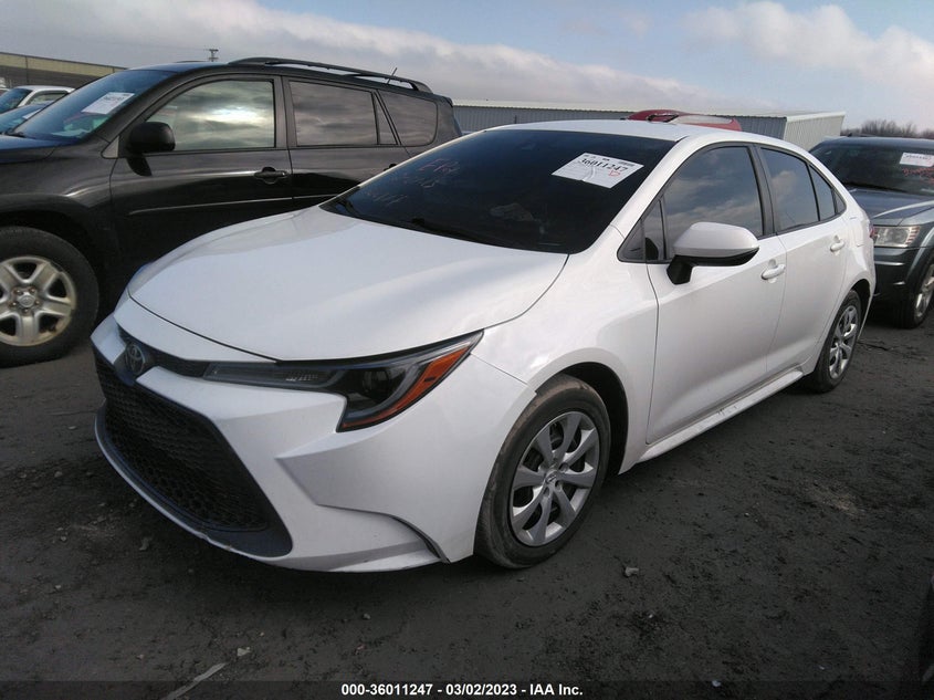 VIN 5YFEPRAE5LP037393 2020 TOYOTA COROLLA LE