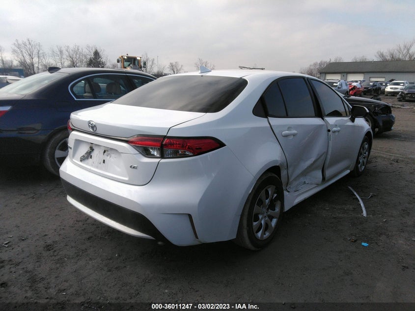 VIN 5YFEPRAE5LP037393 2020 TOYOTA COROLLA LE