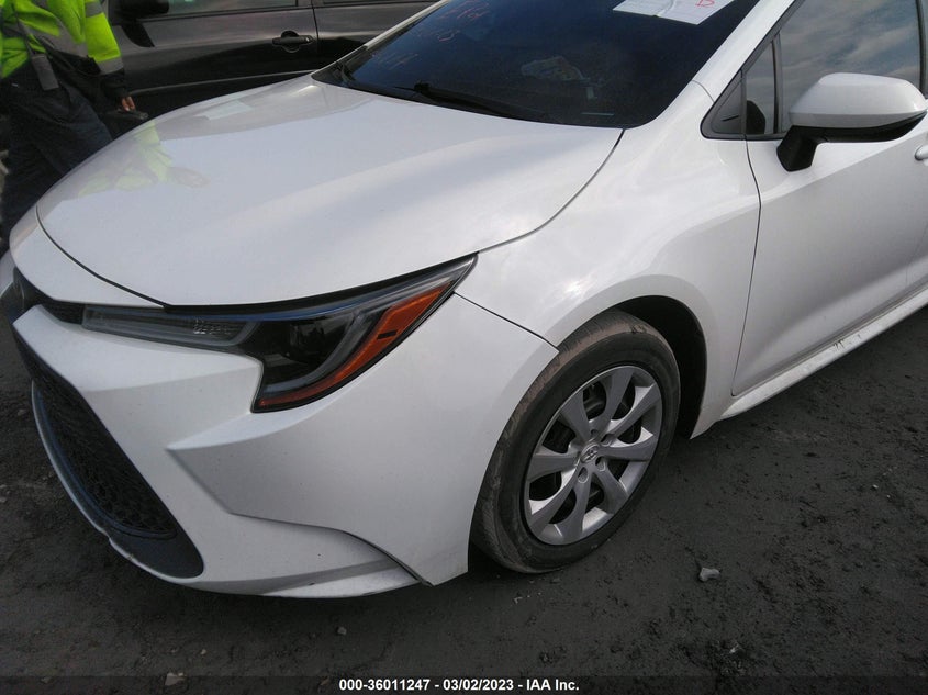 VIN 5YFEPRAE5LP037393 2020 TOYOTA COROLLA LE