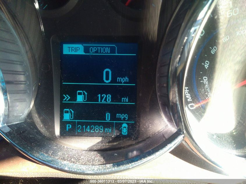 2013 CHEVROLET CRUZE 2LT - 1G1PE5SB9D7225082