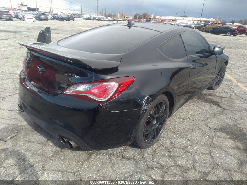 2013 HYUNDAI GENESIS COUPE 3.8 TRACK KMHHU6KJ0DU102747