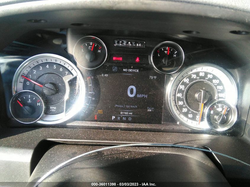 2019 RAM 1500 CLASSIC BIG HORN - 1C6RR7TTXKS712929