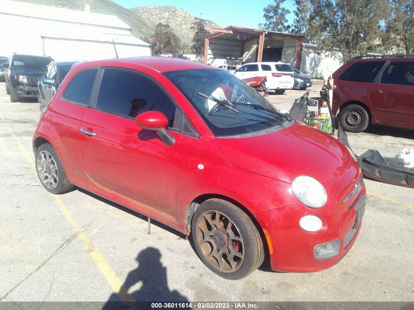 2013 FIAT 500 SPORT - 3C3CFFBR6DT674421