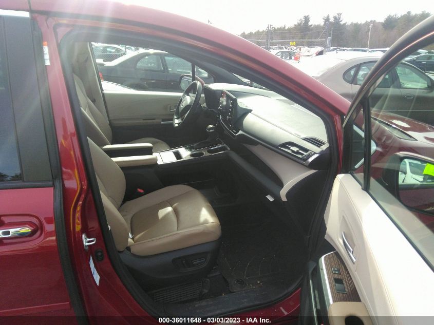 2021 TOYOTA SIENNA XLE - 5TDYSKFC5MS014781