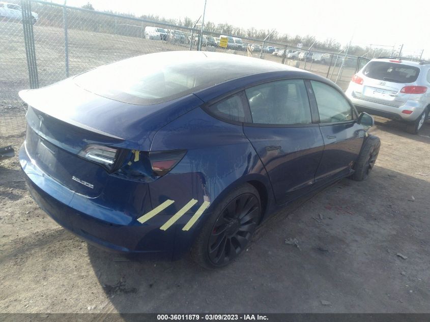 2021 TESLA MODEL 3 PERFORMANCE - 5YJ3E1EC0MF860737