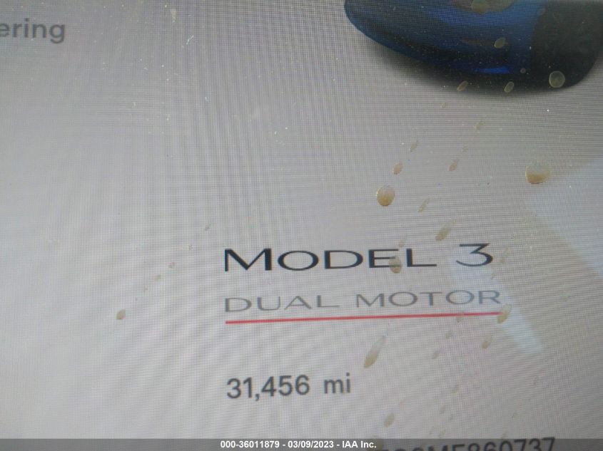 2021 TESLA MODEL 3 PERFORMANCE - 5YJ3E1EC0MF860737
