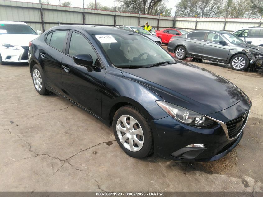 2016 MAZDA MAZDA3 I SPORT - 3MZBM1T7XGM283510