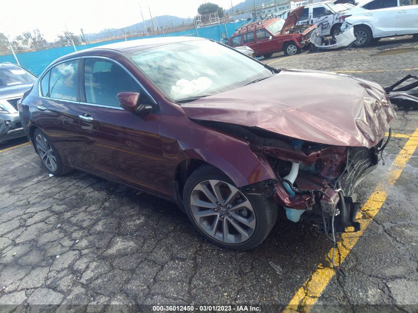 2014 HONDA ACCORD SEDAN SPORT - 1HGCR2F52EA035188