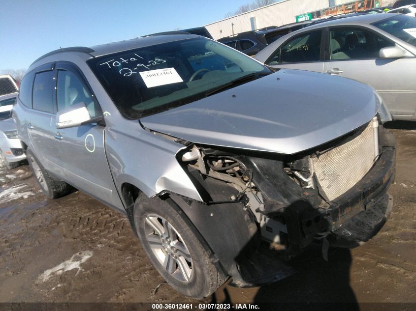 2015 CHEVROLET TRAVERSE LT - 1GNKRHKDXFJ214467