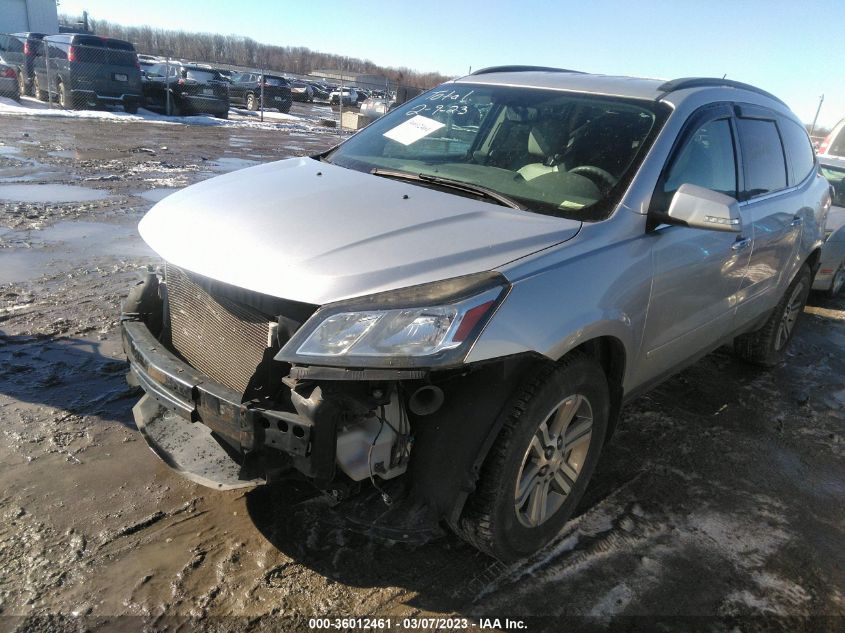 2015 CHEVROLET TRAVERSE LT - 1GNKRHKDXFJ214467