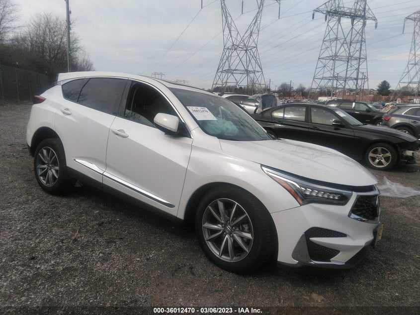 VIN 5J8TC2H50ML038821 2021 ACURA RDX W/TECHNOLOGY PACKAGE