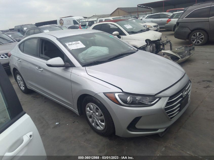 2018 HYUNDAI ELANTRA SE - 5NPD74LF5JH350328