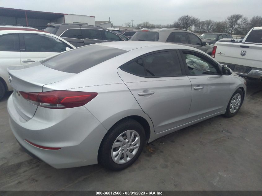 2018 HYUNDAI ELANTRA SE - 5NPD74LF5JH350328